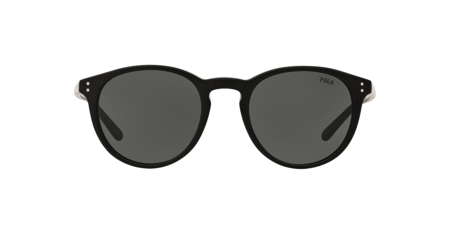 Polo Ralph Lauren PH4110 5284-87 - Black-Grey by Ralph Lauren for Men - 50-21-145 mm Sunglasses