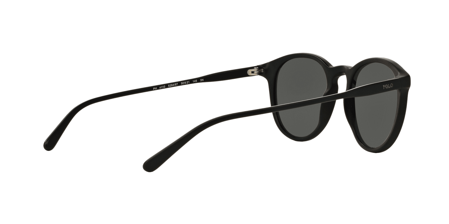Polo Ralph Lauren PH4110 5284-87 - Black-Grey by Ralph Lauren for Men - 50-21-145 mm Sunglasses
