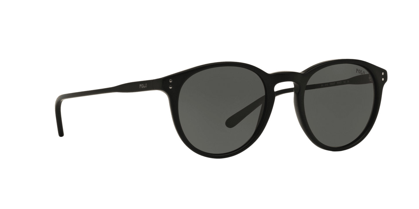 Polo Ralph Lauren PH4110 5284-87 - Black-Grey by Ralph Lauren for Men - 50-21-145 mm Sunglasses