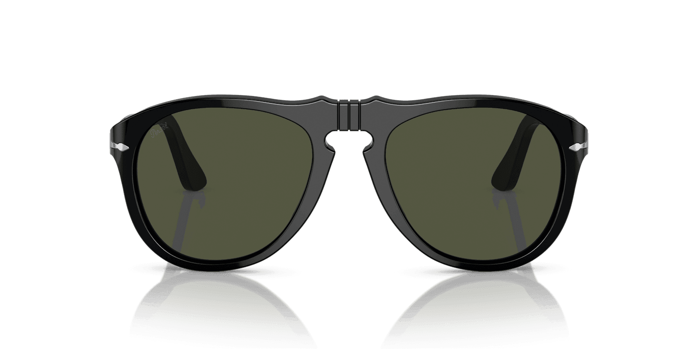 Persol PO649 95-58 - Black-Green Polarized by Persol for Men - 52-20-135 mm Sunglasses