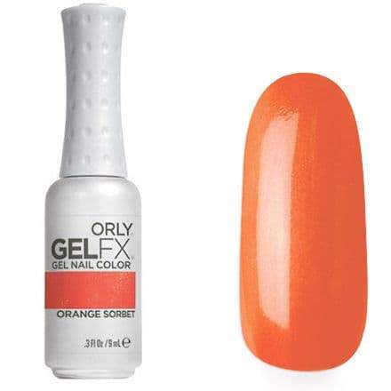 Orly Gelfx Gel Nail Color 0.3 Fl Oz / 9 Ml Orange Sorbet