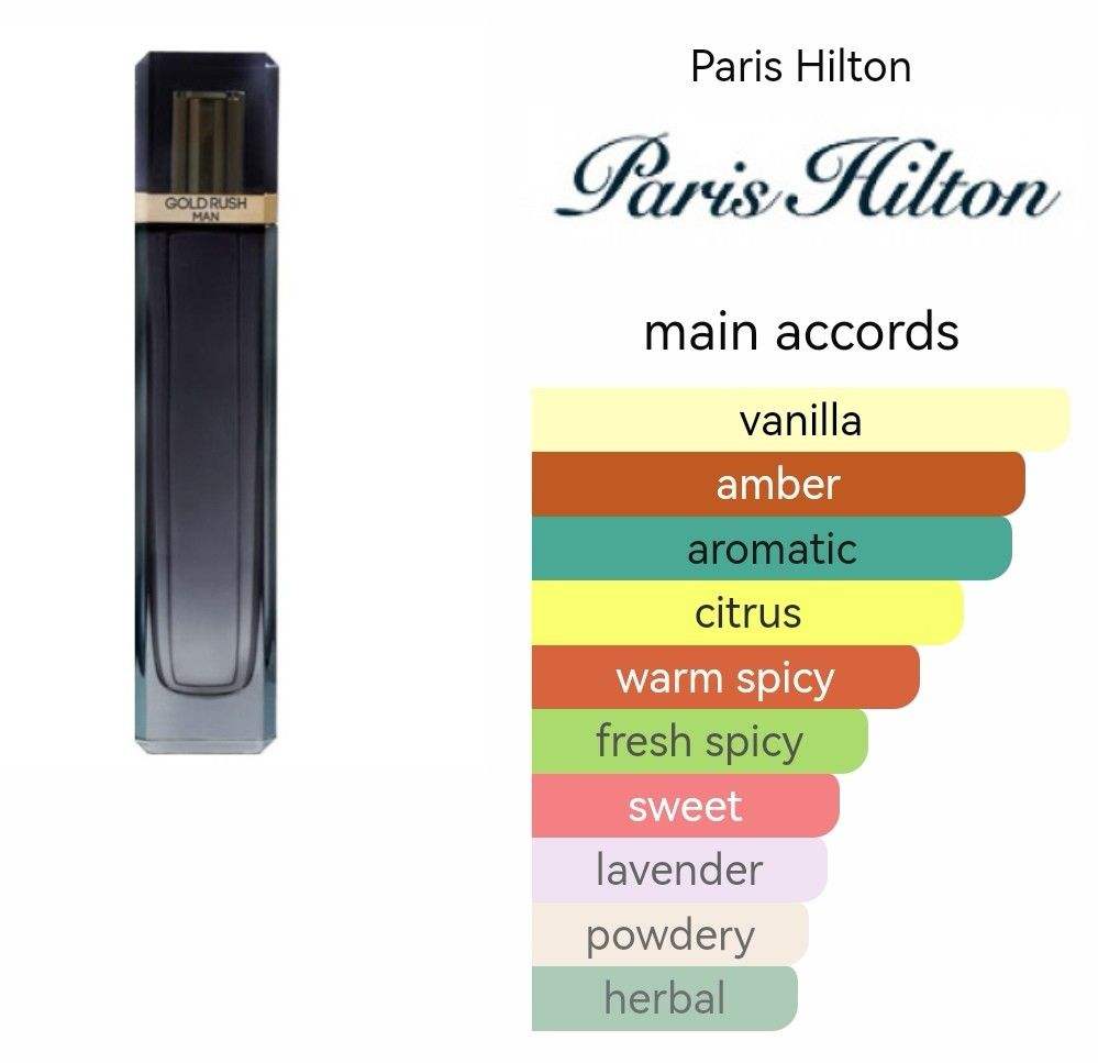 Gold Rush by Paris Hilton for Men - 3.4 oz EDT Spray