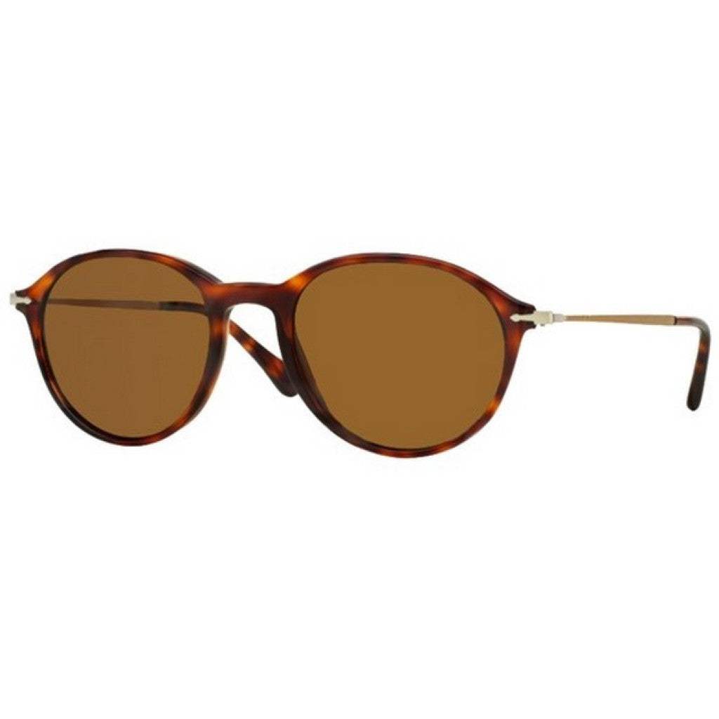 Persol PO3125S 24-57- Havana-Brown Polarized by Persol for Men - 51-19-140 mm Sunglasses