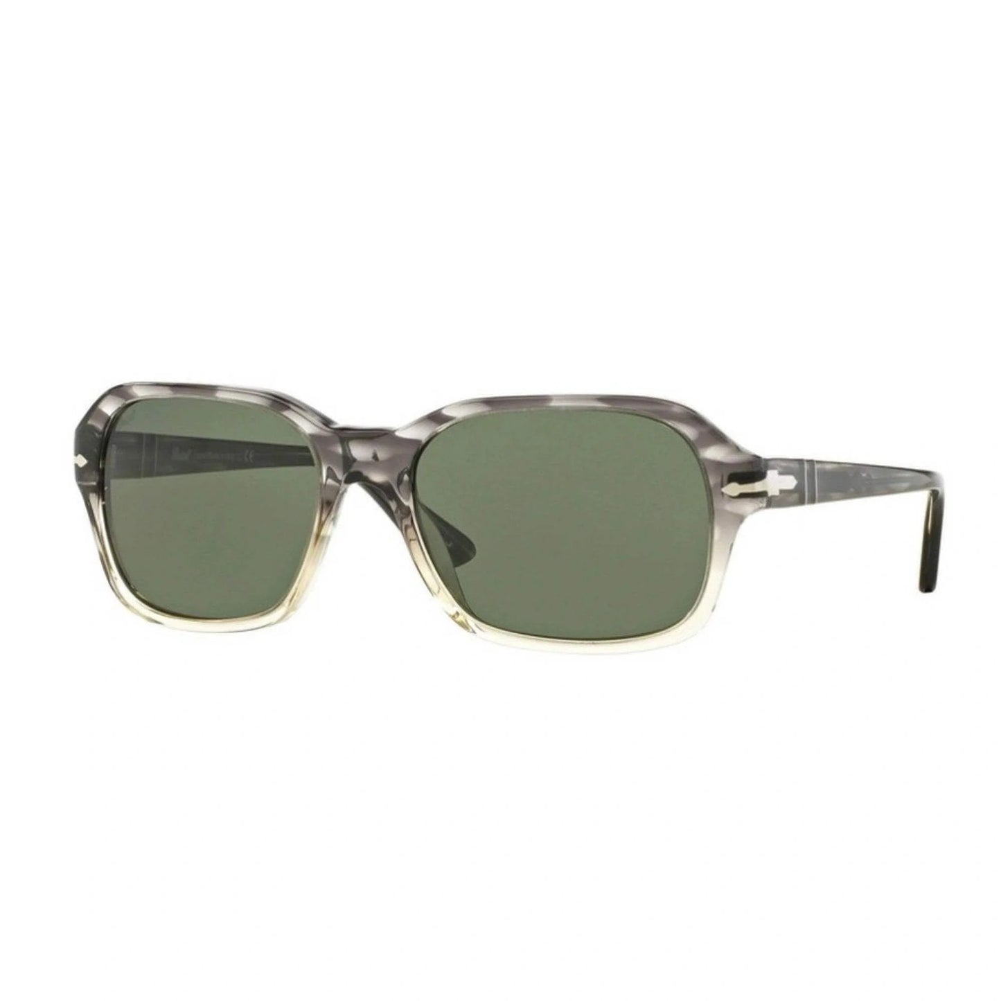 Persol PO3136S 1039-31 - Striped Grey-Green by Persol for Unisex - 57-18-140 mm Sunglasses
