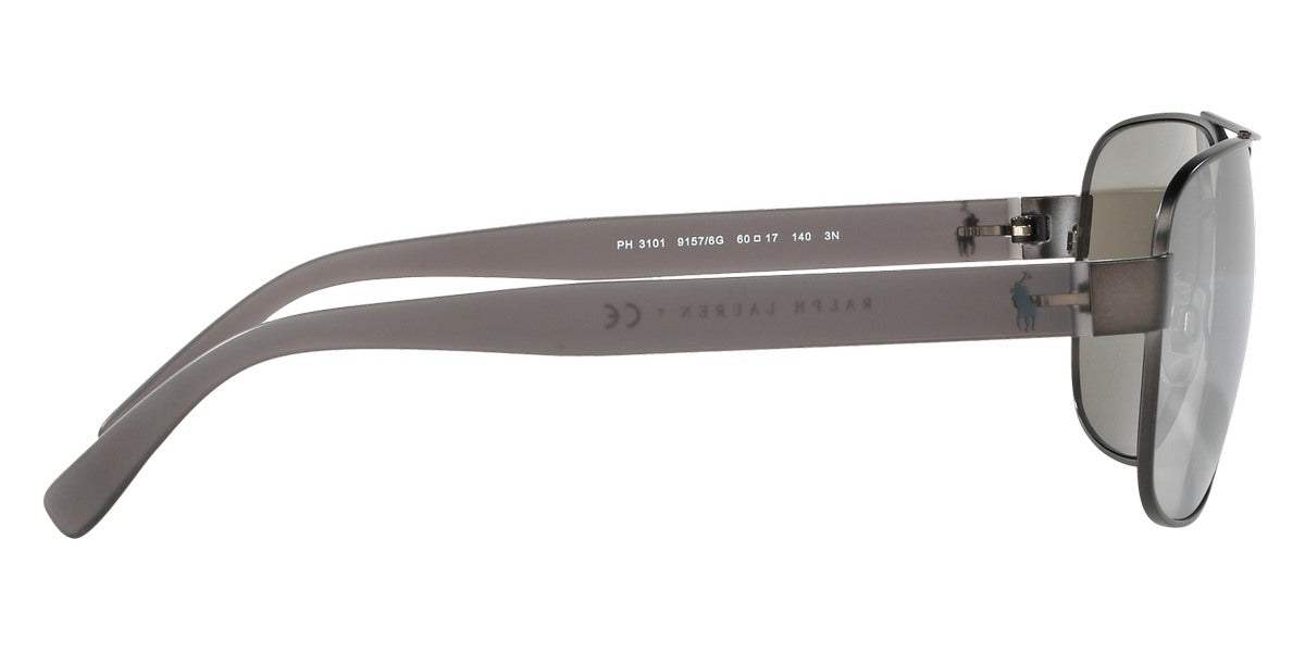 Polo Ralph Lauren PH 3101 9157-6G - Matte Dark Gunmetal-Grey by Ralph Lauren for Men - 60-17-140 mm Sunglasses