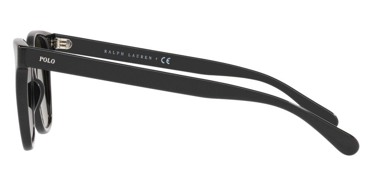 Polo Ralph Lauren PH 4108 5001-87 - Shiny Black -Dark Grey by Ralph Lauren for Men - 57-17-145 mm Sunglasses