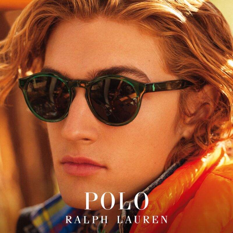 Polo Ralph Lauren PH 4110 5036-71 - Shiny Transparent Bottle Green-Bottle Green by Ralph Lauren for Men - 50-21-145 mm Sunglasses