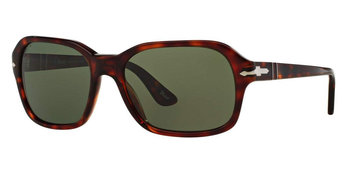 Persol PO3136S 24-58 - Havana-Green Polarized by Persol for Unisex - 57-18-140 mm Sunglasses