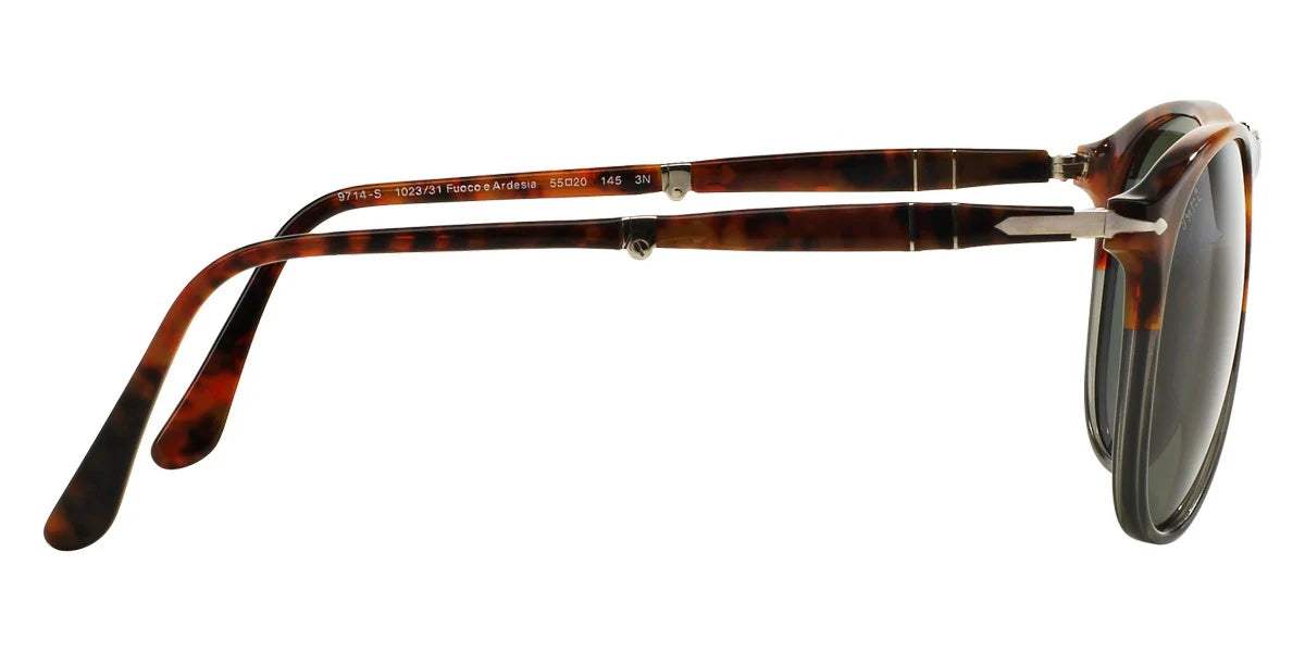 Persol PO9714S 1023-31 - Fuoco e Ardesia-Green by Persol for Men - 52-20-140 mm Sunglasses