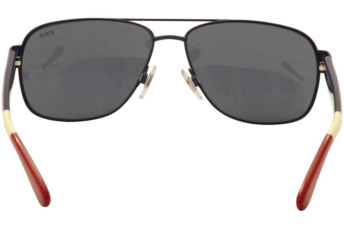 Polo Ralph Lauren PH 3097 9305-87 - Matte NavyBlue-Grey Blue by Ralph Lauren for Men - 59-14-145 mm Sunglasses