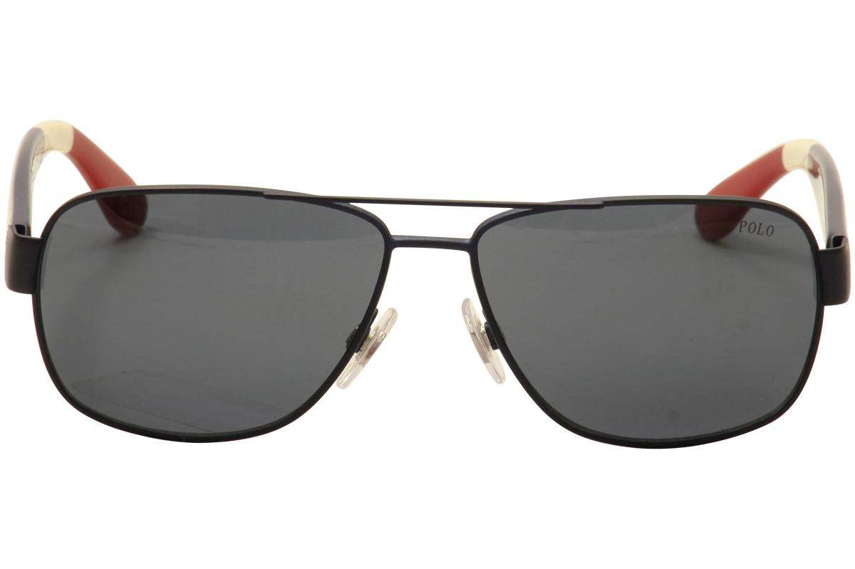 Polo Ralph Lauren PH 3097 9305-87 - Matte NavyBlue-Grey Blue by Ralph Lauren for Men - 59-14-145 mm Sunglasses