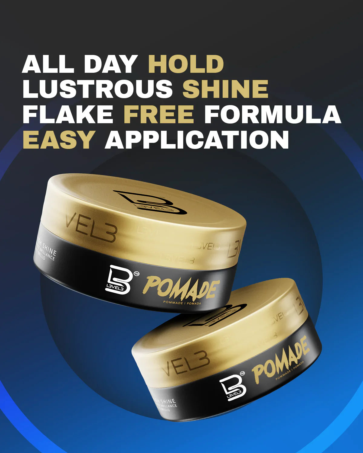 L3VEL3 Hair Styling Pomade 5 oz