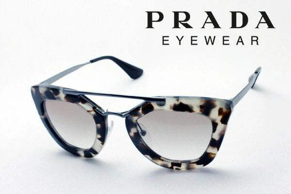 Prada SPR 09Q UAO-1L0 - Spotted Opal Brown-Brown Gradient by Prada for Women - 49-26-140 mm Sunglasses