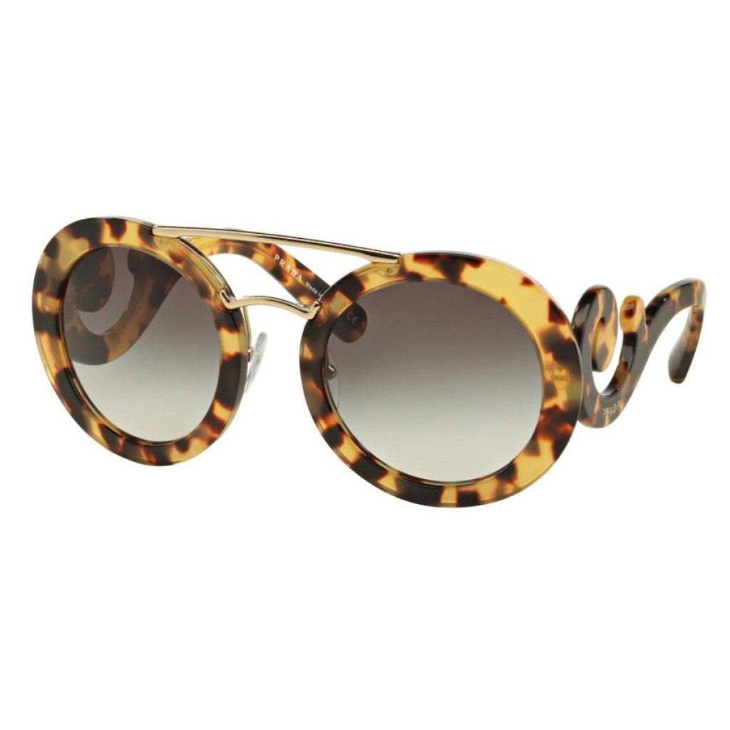 Prada SPR 13S 7S0-0A7 - Medium Havana-Grey Gradient by Prada for Women - 54-25-135 mm Sunglasses