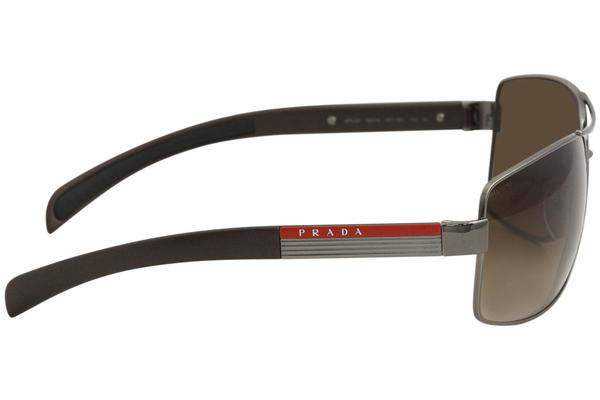 Prada SPS 54I TIG-2D2 - Grey Rubber-Grey Rose Gold by Prada for Men - 65-14-125 mm Sunglasses