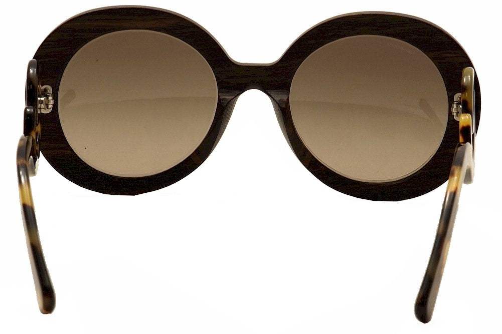 Prada SPR 27R UBT-4O2 - Ebony Malabar-Brown by Prada for Women - 55-22-135 mm Sunglasses