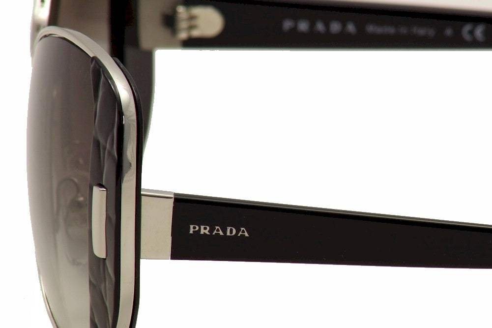Prada SPR 60S 1AB-0A7 - Silver-Black by Prada for Women - 55-16-135 mm Sunglasses