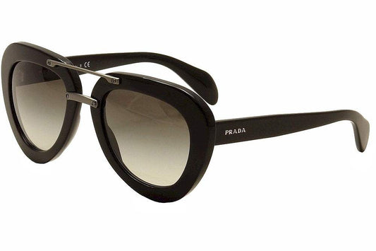 Prada SPR 28R 1AB-0A7 - Black-Grey by Prada for Women - 52-22-135 mm Sunglasses