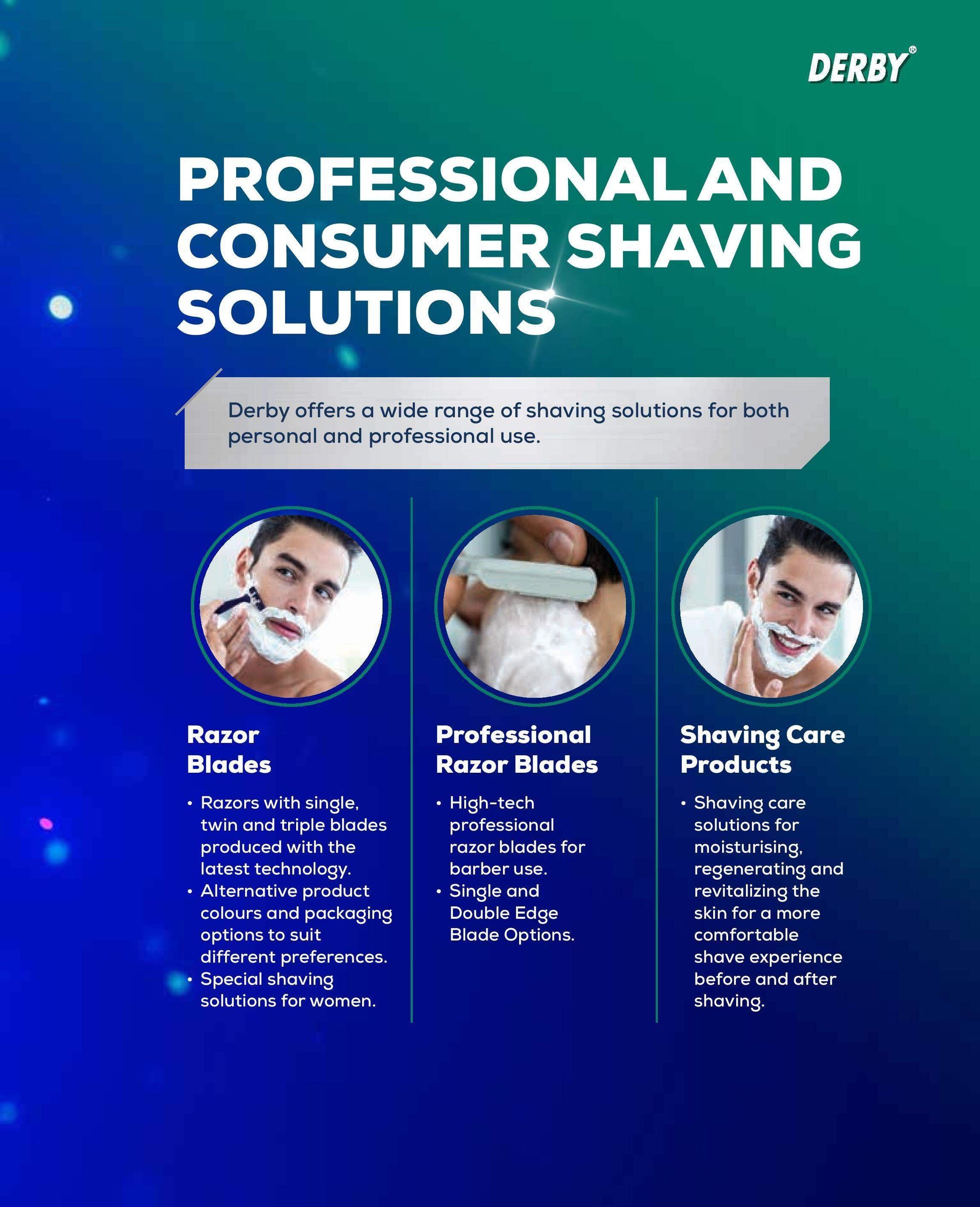 Derby Double Edge Razor Blades 100Ct DE-D114 - BarberSets