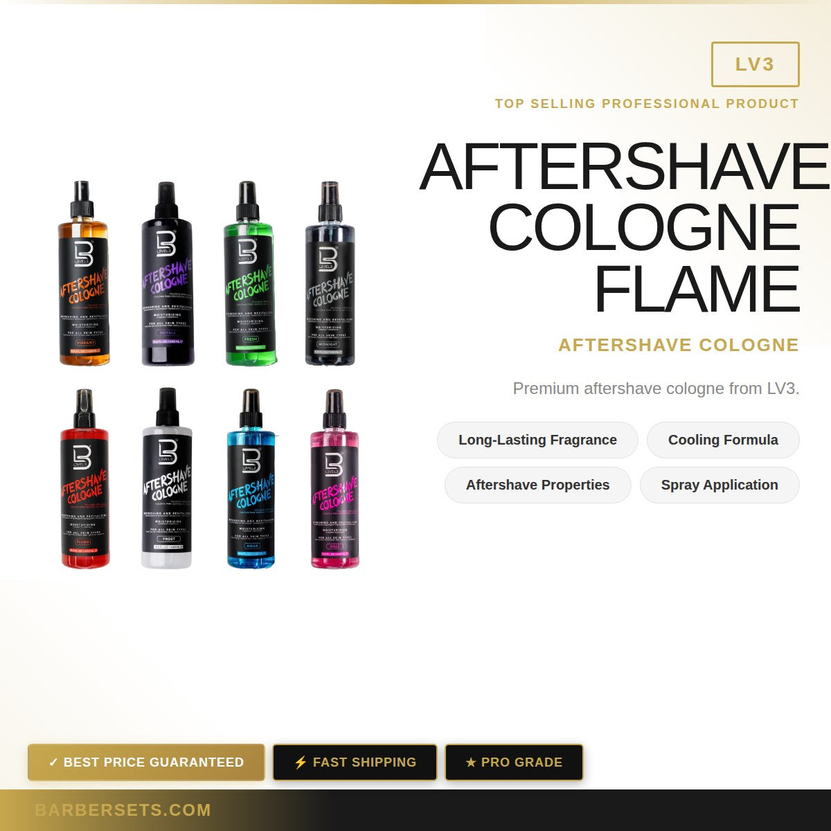 LV3 AFTERSHAVE COLOGNE FLAME 400ML