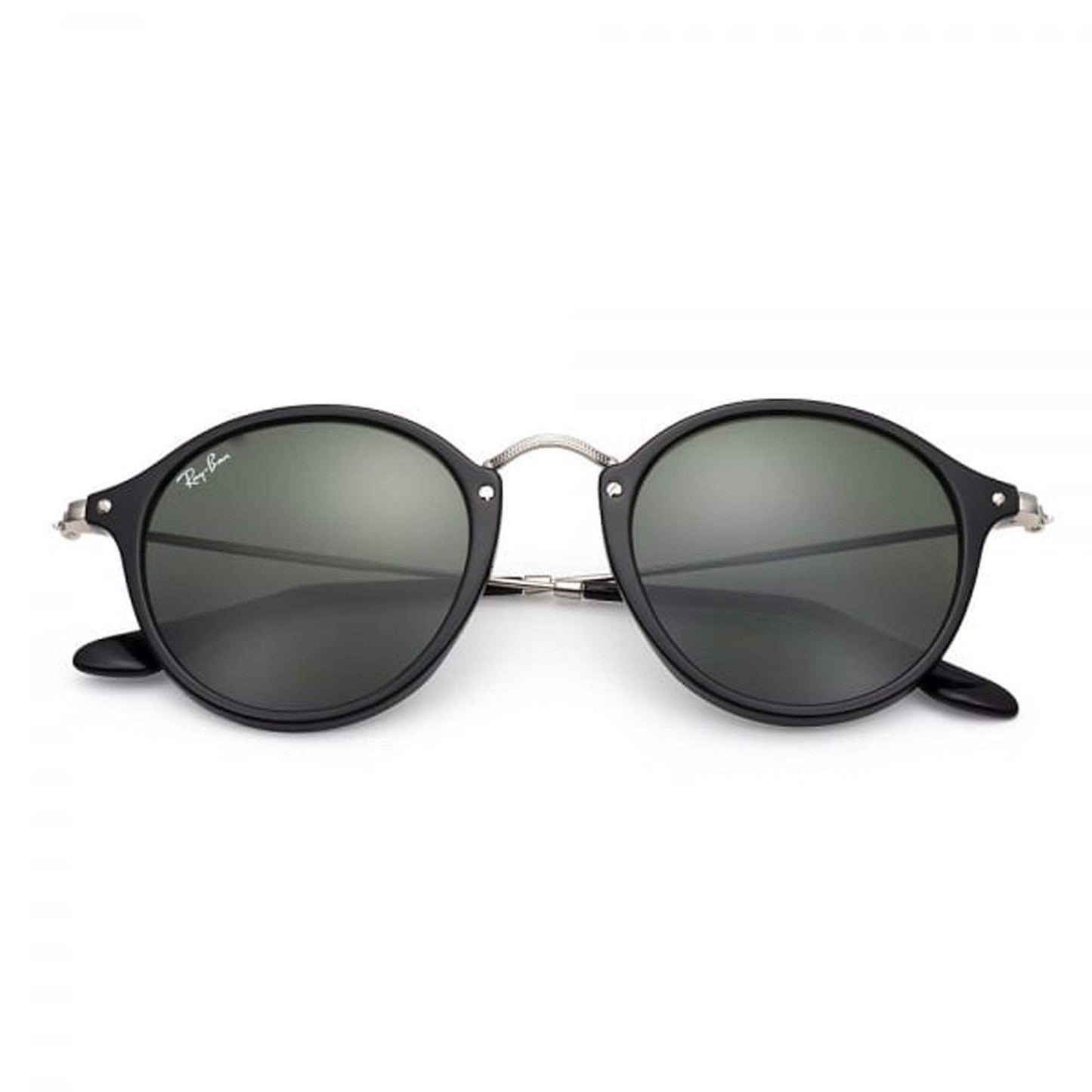 Ray Ban RB 2447 901 - Black Silver-Green Classic by Ray Ban for Unisex - 52-21-145 mm Sunglasses