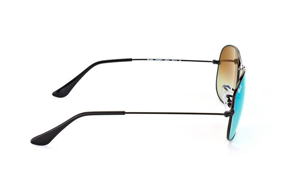 Ray Ban RB 3362 002-4J Cockpit - Black-Green Gradient Flash by Ray Ban for Unisex - 59-14-135 mm Sunglasses