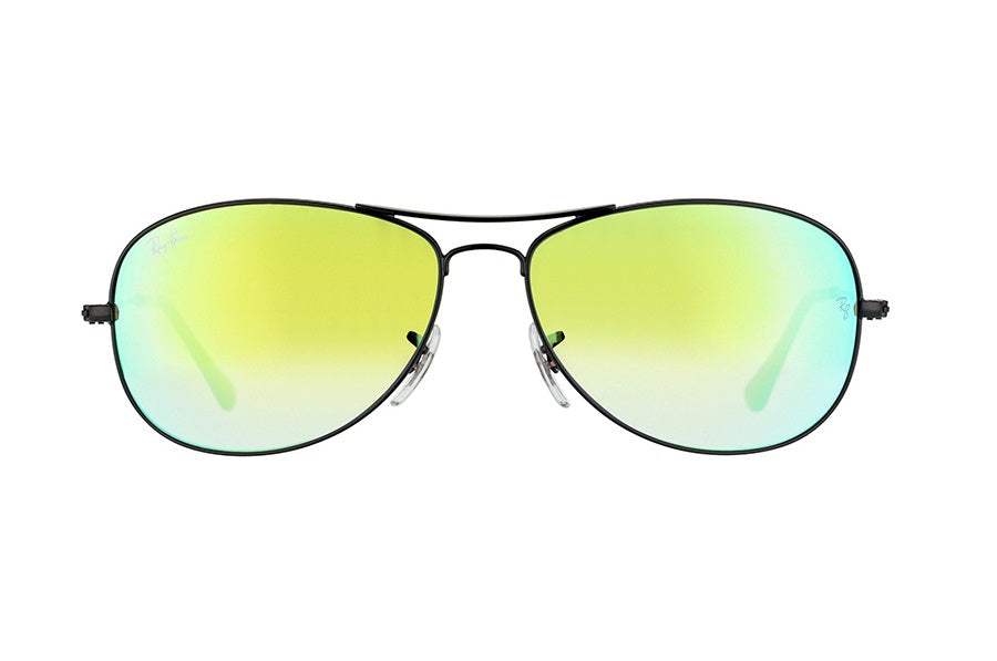 Ray Ban RB 3362 002-4J Cockpit - Black-Green Gradient Flash by Ray Ban for Unisex - 59-14-135 mm Sunglasses