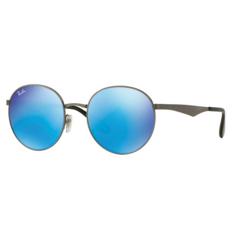 Ray Ban RB 3537 004-55 - Gunmetal-Blue by Ray Ban for Unisex - 51-19-145 mm Sunglasses