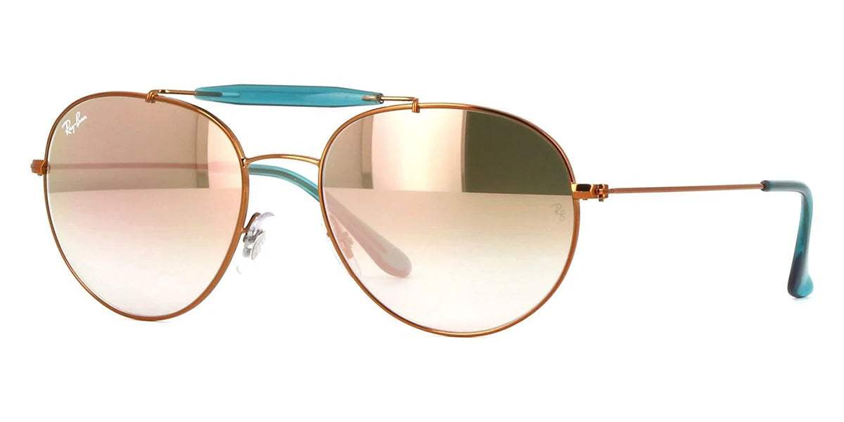 Ray Ban RB 3540 198-7Y - Bronze Copper-Copper Gradient Flash by Ray Ban for Unisex - 58-18-140 mm Sunglasses
