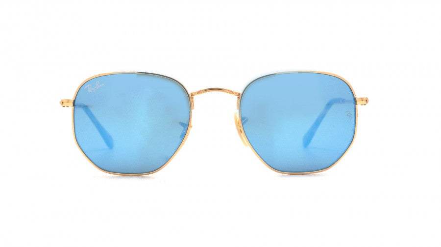 Ray Ban RB 3548-N 001-90 - Gold Shiny-Blue by Ray Ban for Unisex - 48-21-140 mm Sunglasses