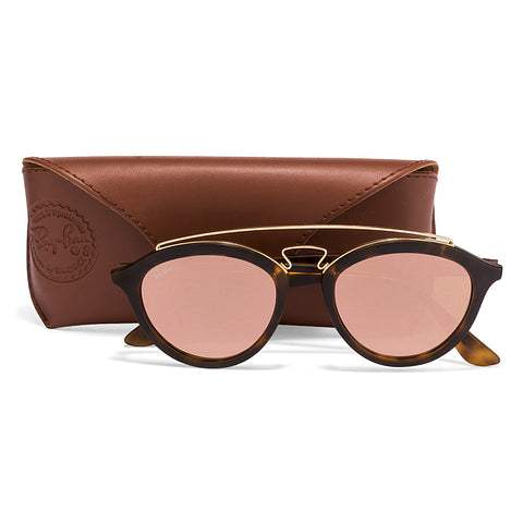 Ray Ban RB 4257 6092-2Y Small - Tortoise-Copper by Ray Ban for Unisex - 50-19-145 mm Sunglasses