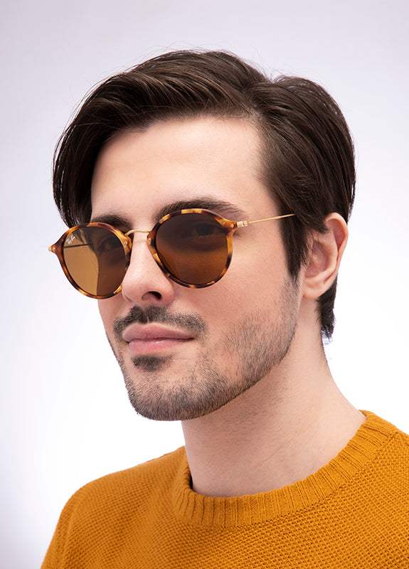 Ray Ban RB 2447 1160-70 - Tortoise Black-Copper Gradient Flash by Ray Ban for Unisex - 49-21-145 mm Sunglasses