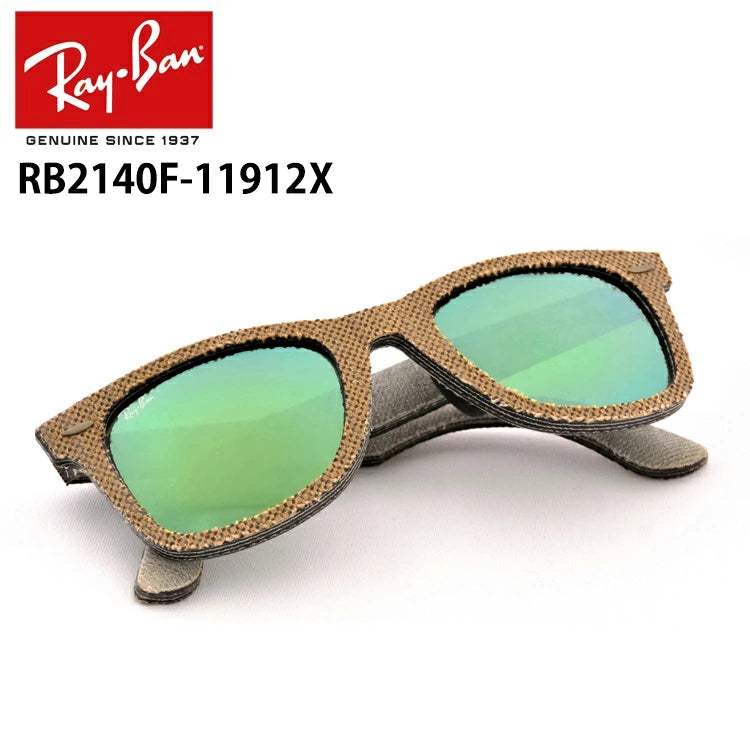 Ray Ban RB 2140 1191-2X Wayfarer - Brown Denim Brown-Green by Ray Ban for Unisex - 50-22-150 mm Sunglasses