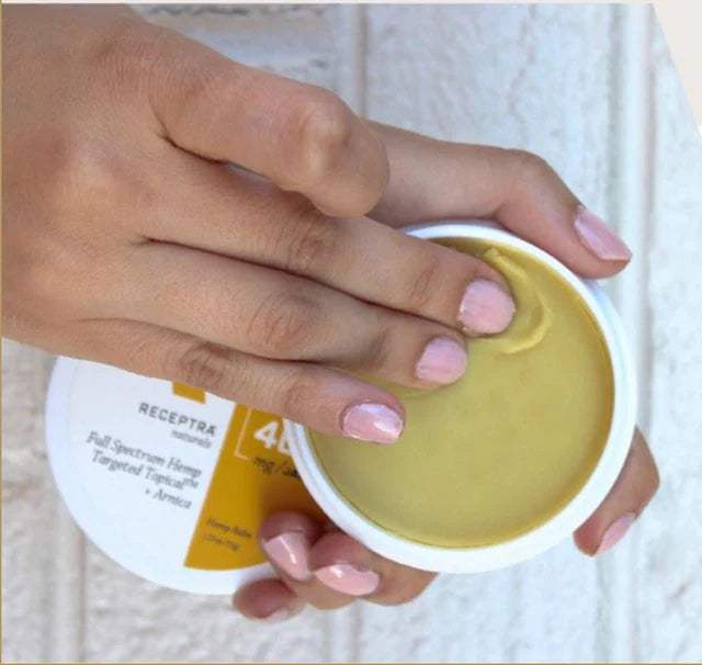 Serious Relief 400mg Or percent THC Drops Balm by Receptra Naturals for Unisex - 1.25 oz Topical