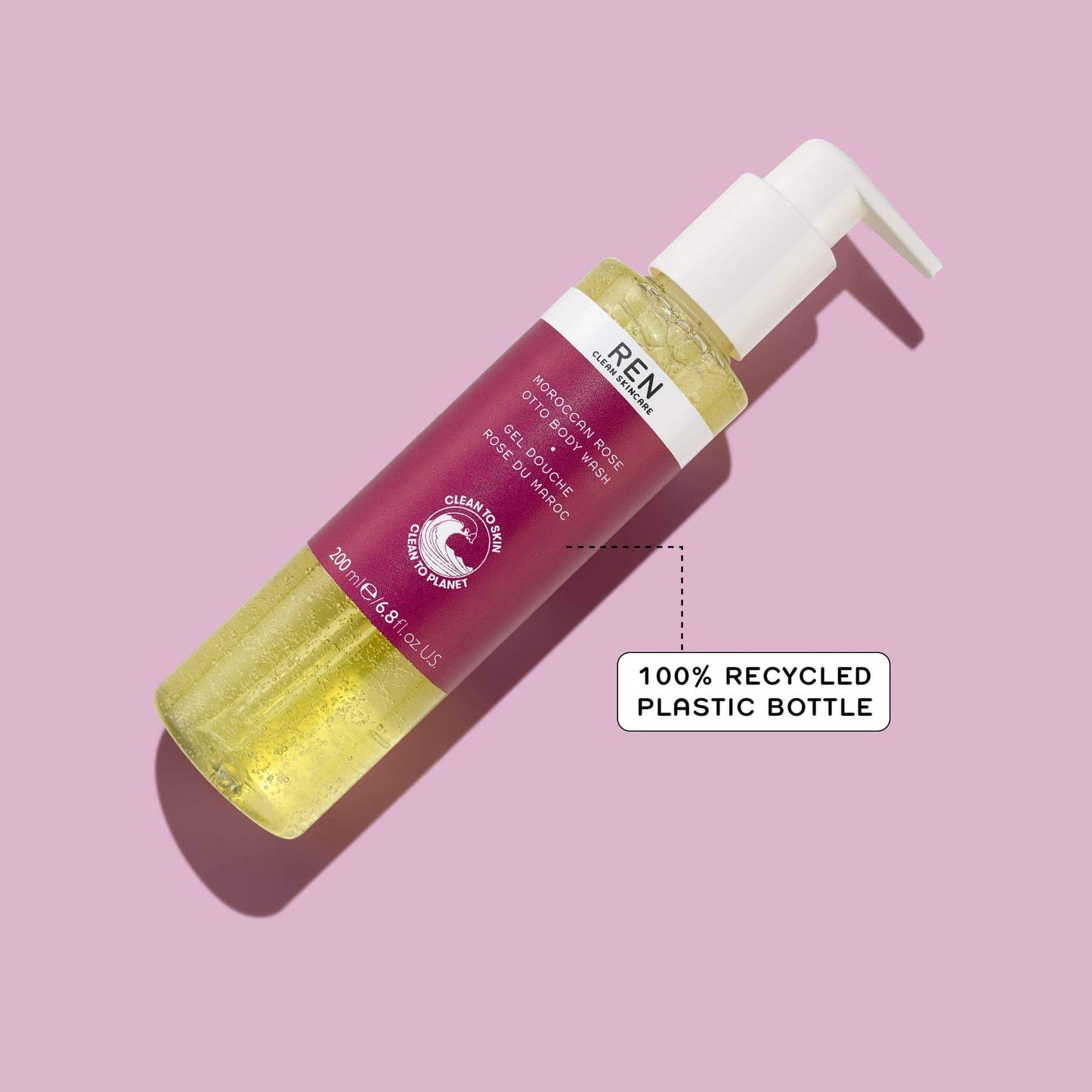 Moroccan Rose Otto Body Wash by REN for Unisex - 6.8 oz Body Wash