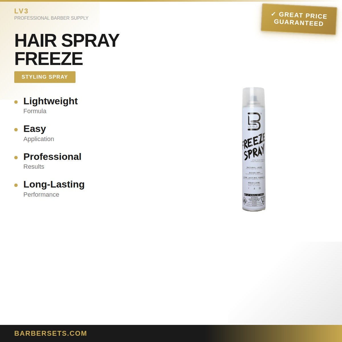 LV3 HAIR SPRAY FREEZE 100ML