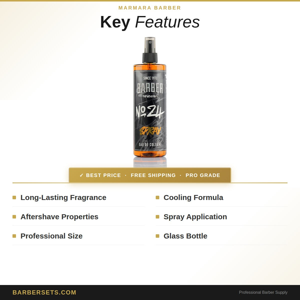MARMARA BARBER Barber Cologne Deluxe 400ml No11