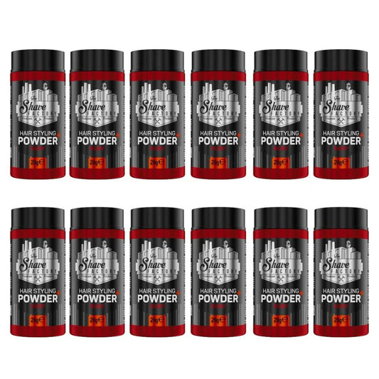 The Shave Factory Hair Styling Powder - Ruby 0.7 oz Multipack