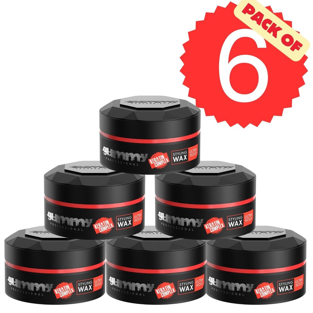 Gummy Styling Wax Ultra Hold 5 oz - Multipack