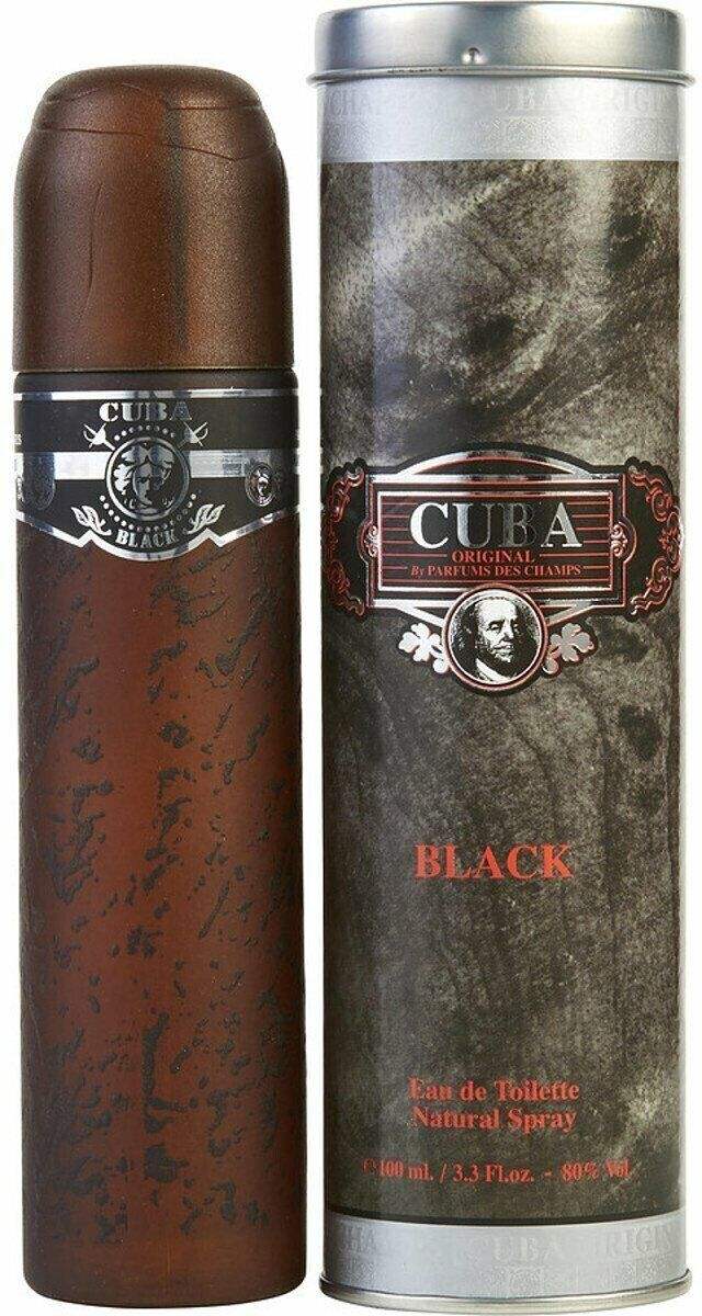 Cuba Black by Cuba for Men - 3.3 oz EDT Spray