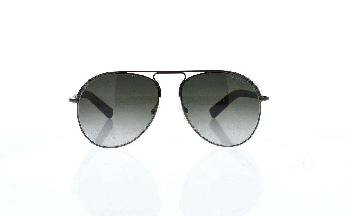Tom Ford FT0393-S April 15B - Light Ruthenium-Grey Gradient by Tom Ford for Men - 61-10-145 mm Sunglasses