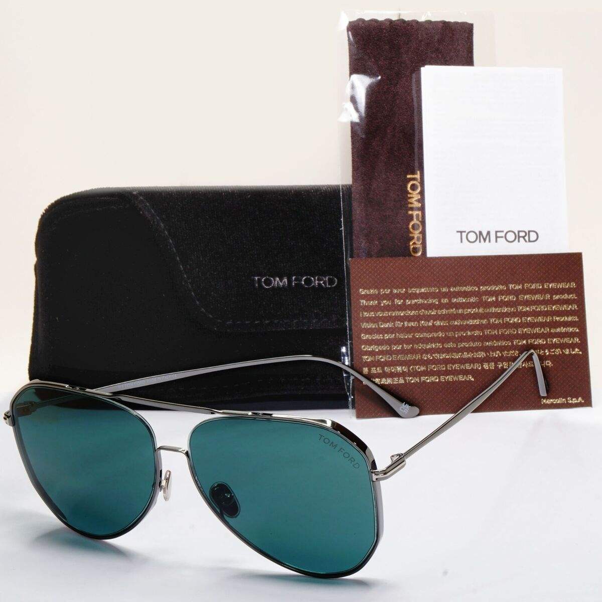 Tom Ford FT0450 Cliff 02N - Matte Black-Green by Tom Ford for Men - 61-11-140 mm Sunglasses