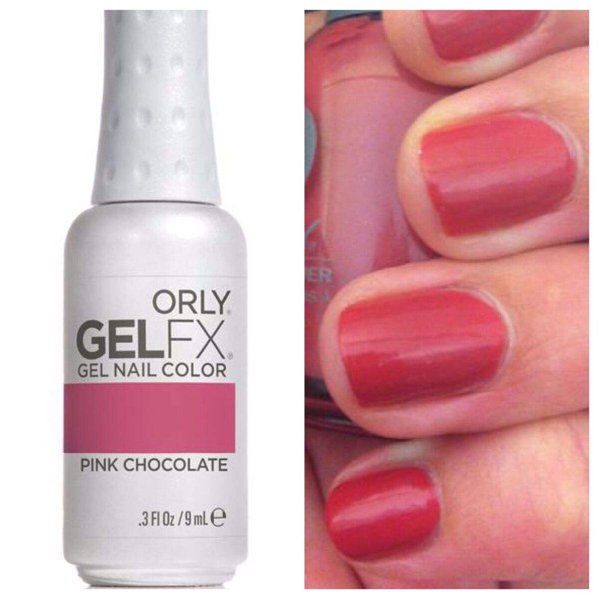 Orly Gelfx Gel Nail Color 0.3 Fl Oz / 9 Ml Pink Chocolate