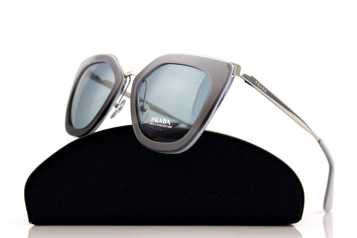 Prada SPR 53S UFV-3C2 - Grey Shaded-Dark Grey by Prada for Women - 52-21-140 mm Sunglasses