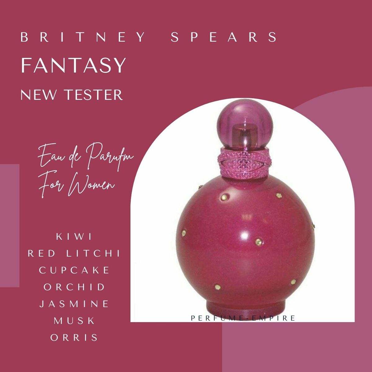 Elizabeth Arden Fantasy by Britney Spears for Women - 3.3 oz EDP Spray (Tester )