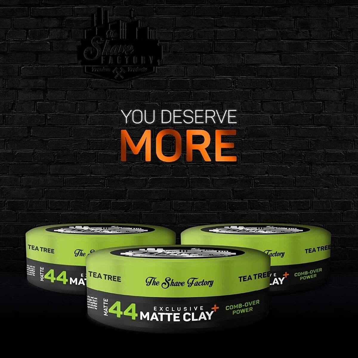 The Shave Factory Exclusive Matte Clay 150ml / 5.07 oz 44 Comb-Over Power TS-9058-44
