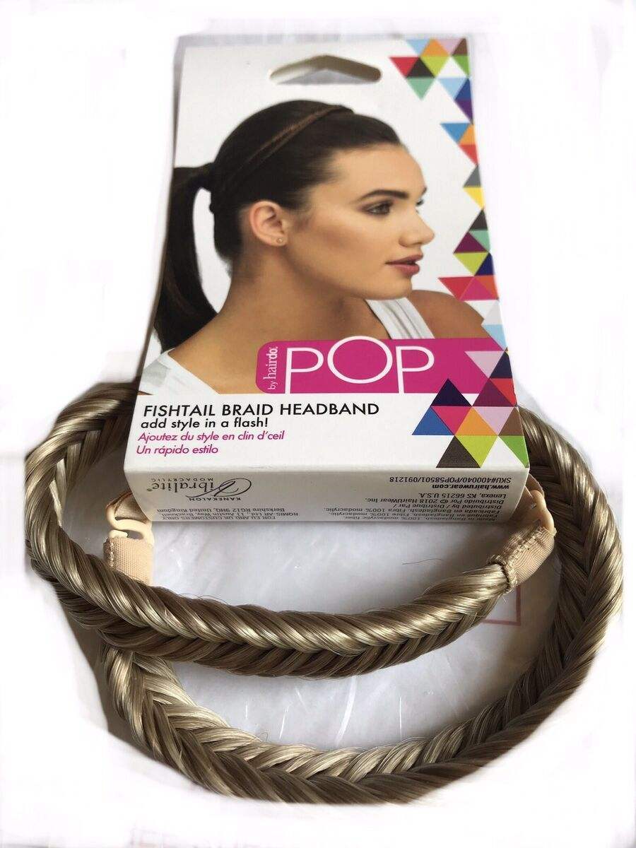 Pop Fishtail Braid Headband - R14 88H Golden Wheat by Hairdo for Women - 1 Pc Hair Band