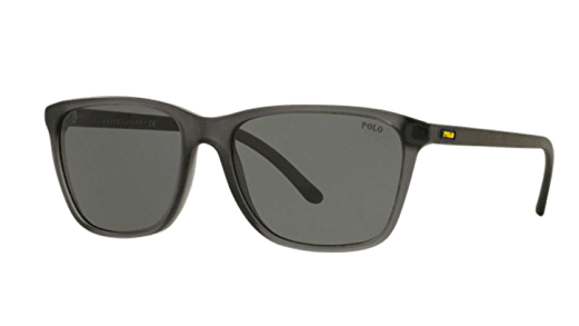 Polo Ralph Lauren PH 4108 5320-87 - Matte Cristal Grey-Grey by Ralph Lauren for Men - 57-17-145 mm Sunglasses