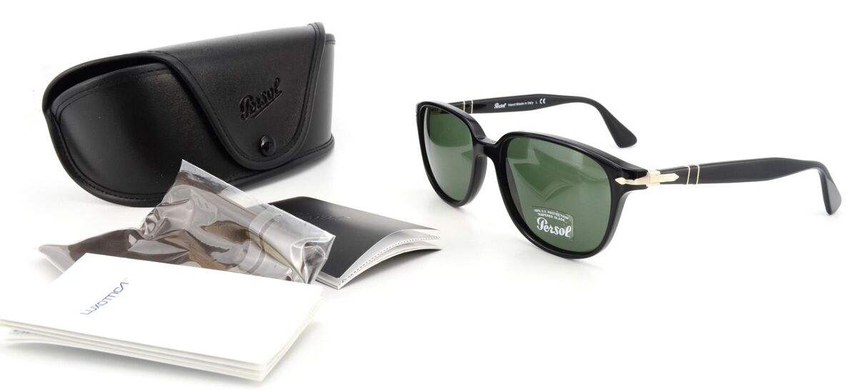Persol PO3149S 95-31 - Black-Green by Persol for Men - 55-18-145 mm Sunglasses