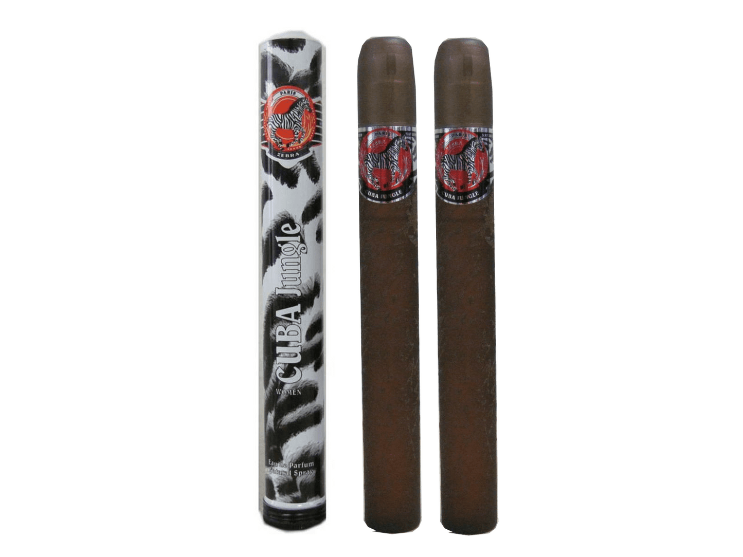 Cuba Jungle Zebra by Cuba for Women - 1.17 oz EDP Spray - Pack of 2